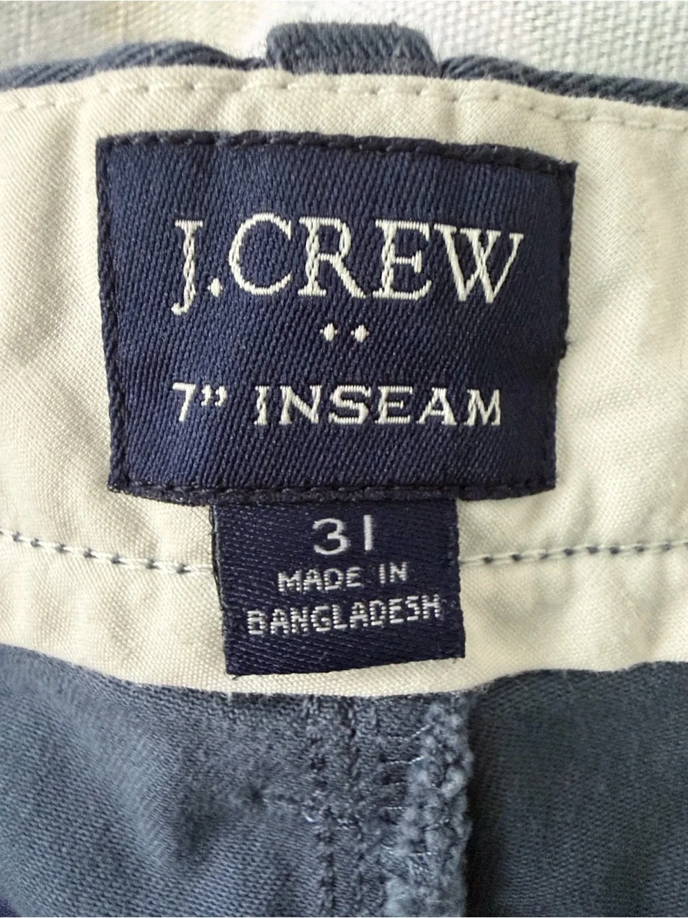 J. Crew Men's Classic Cotton Chino Shorts - Slate Blue